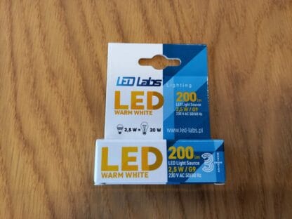 Żarówka LED 2,5W G9 Led Labs - obrazek 2