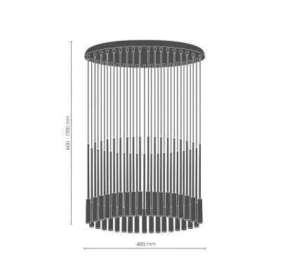 LARA 35 Antigo mega lampa wisząca - obrazek 3