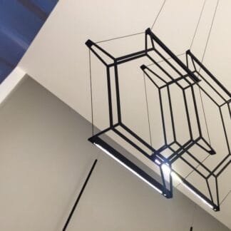 HEXAN STEEL Inarchi lampa wisząca