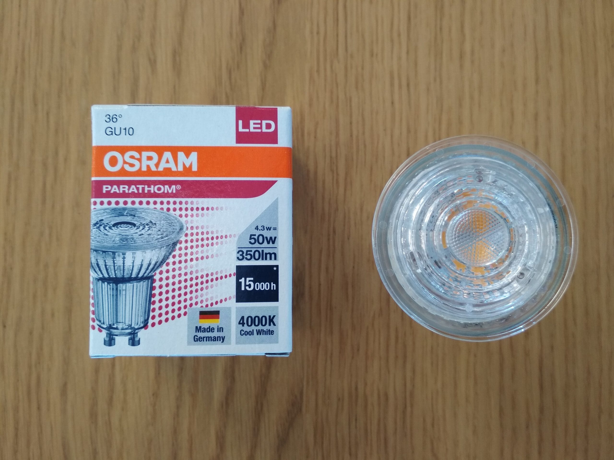 Żarówka LED 3,7W GU10 350lm Osram/Ledvance