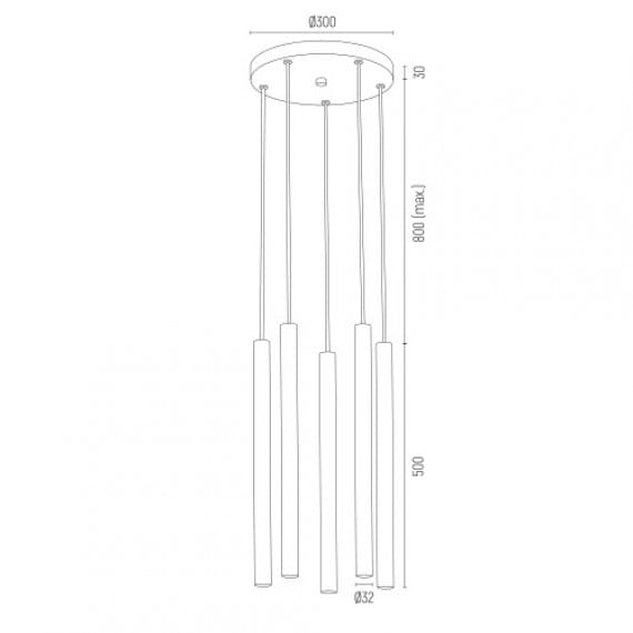SICILIA Argon lampa wisząca - obrazek 10