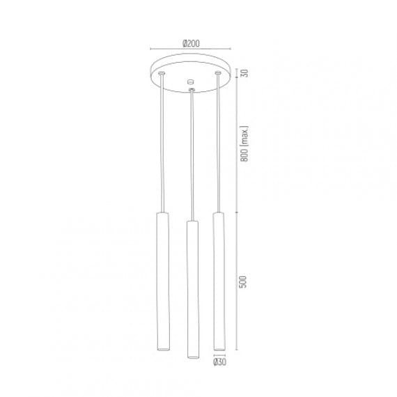 SICILIA Argon lampa wisząca - obrazek 6