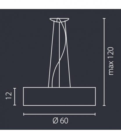 TONGA 60,70,80 cm Ramko duża lampa wisząca - obrazek 4