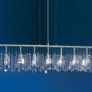 VITORIA 7 Eglo lampa wisząca z kryształkami