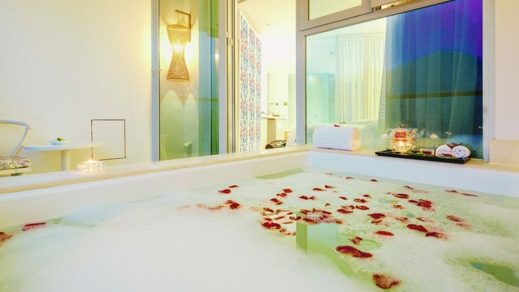 łazienka w stylu SPA