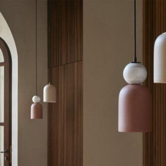 BELL Aromas del Campo pudrowo-różowa lampa wisząca