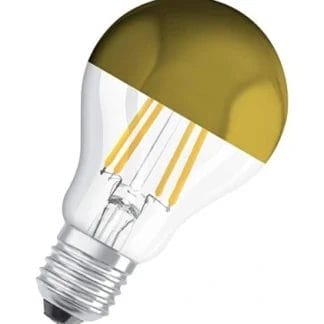 Żarówka LED 6,5W E27 mirror gold złota Osram