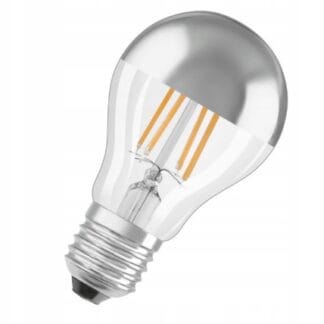 Żarówka LED 6,5W E27 mirror silver chrom Osram