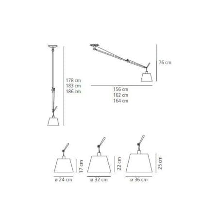 TOLOMEO DECENTRATA Artemide lampa sufitowa - obrazek 8