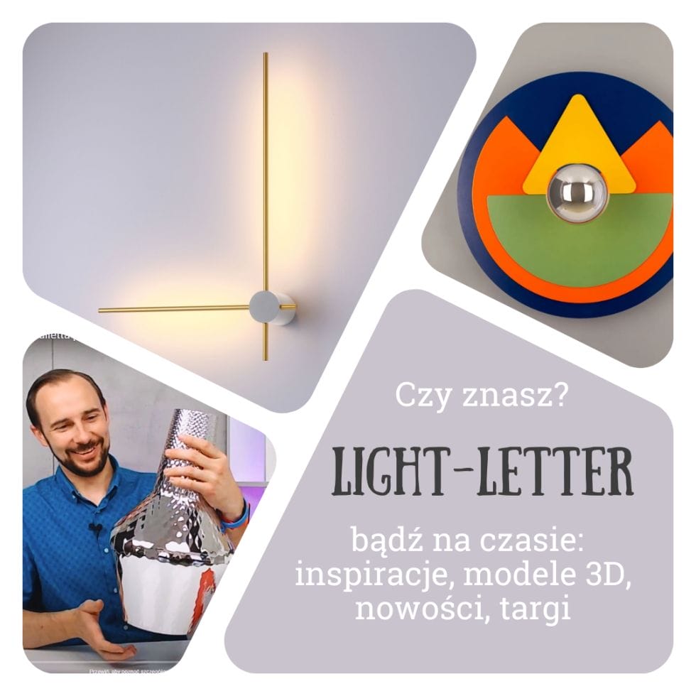 Light Letter newsletter dla architektów wnętrz, lampa wisząca
