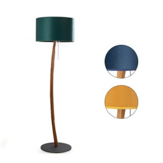 WOOD BANAN HPlampy drewniana lampa podłogowa