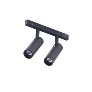 niko-2-track-magnetic-2x7w-black