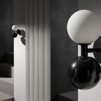 DALT Aromas del Campo kinkiet z marmurową kulą