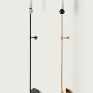 DELIE L Aromas del Campo długi kinkiet z marmurową kulą