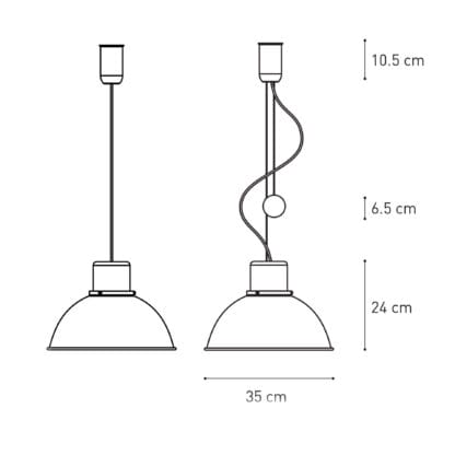 REFLEX MAXI STEEL z regulacją TAR lampa wisząca - obrazek 3