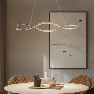 SPARK WAVES PENDANT CCT DIMM+ pilot AZzardo lampa wisząca