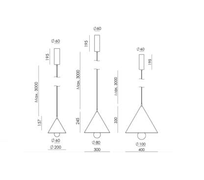 MARG Aromas del Campo lampa wisząca w 3 rozmiarach - obrazek 5