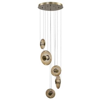 ANDORA 5 PENDANT 3-step dimm AZzardo 2 kolory lampa wisząca